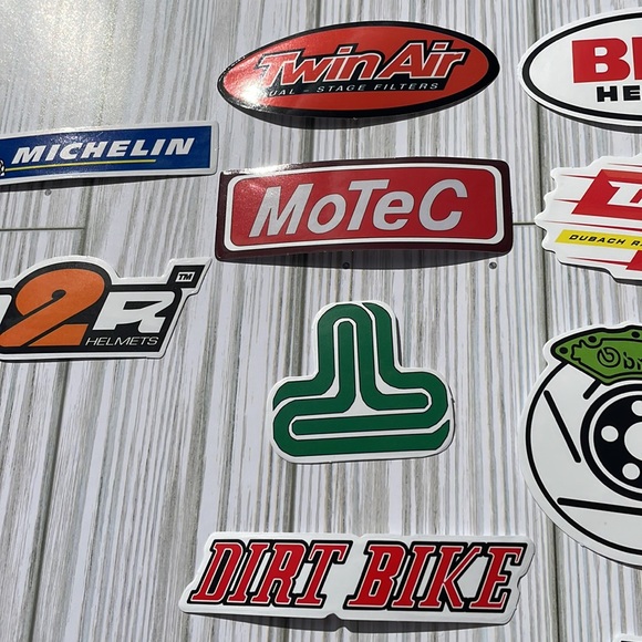 🆕🚗New Racing Mechanic Garage Toolbox Waterproof Stickers 10 Piece - LOT #6 - Picture 2 of 5